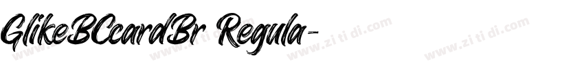 GlikeBCcardBr Regula字体转换